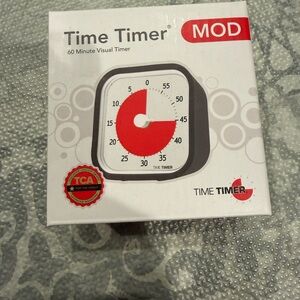 AMAZING TIME TIMER MOD: 60 Minute Visual Timer; RED ELAPSED TIME